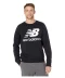 Фото № 1 Толстовка New Balance Essentials Stacked Logo Crew Black M