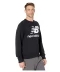 Фото № 4 Толстовка New Balance Essentials Stacked Logo Crew Black M