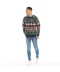 Фото № 3 Джемпер Fluid Christmas er Navy Multi Navy L