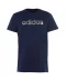 Фото № 1 Футболка adidas Linear Foil T-Shirt Navy/Silver L