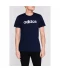 Фото № 2 Футболка adidas Linear Foil T-Shirt Navy/Silver L
