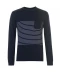 Фото № 1 Джемпер Pierre Cardin Striped Pocket Knit Navy XL