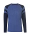 Фото № 1 Джемпер Pierre Cardin Ribbed Crew Knit Mid Blue / Navy S