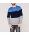 Фото № 2 Джемпер Pierre Cardin Colour Block Knit Blue / Navy / GreyM S