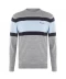 Фото № 1 Джемпер Pierre Cardin Chest Block Grey Marl / Sky M