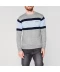 Фото № 2 Джемпер Pierre Cardin Chest Block Grey Marl / Sky M