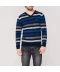 Фото № 2 Джемпер Pierre Cardin Mix Stripe Knit Navy / Cobalt S