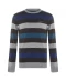 Фото № 1 Джемпер Pierre Cardin Stripe Knit Charcoal / Blue XL