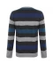 Фото № 5 Джемпер Pierre Cardin Stripe Knit Charcoal / Blue XXL