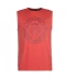 Фото № 1 Майка Pierre Cardin Print Sleeveless Tank Red Marl XL