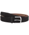 Фото № 1 Ремінь Cole Haan 32 mm Suede Strap with Feather Edges Black 36