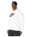 Фото № 2 Футболка Nike Big & Tall NSW Club Pullover Graphic White / White / Black 2XL Tall