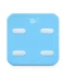 Фото № 4 Підлогові смарт ваги YUNMAI S Smart Scale Blue M1805CH-BLU