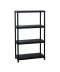 Фото № 1 Стелаж Toomax 4 полки cm. 80x40x138h black (5140)