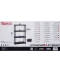 Фото № 5 Стелаж Toomax 4 полки cm. 80x40x138h black (5140)