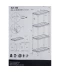 Фото № 6 Стелаж Toomax 4 полки cm. 80x40x138h black (5140)