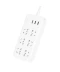 Фото № 5 Подовжувач Xiaomi Mi Power Strip (6 розеток + 3 USB-port) фільтр універсальний білий (83100)
