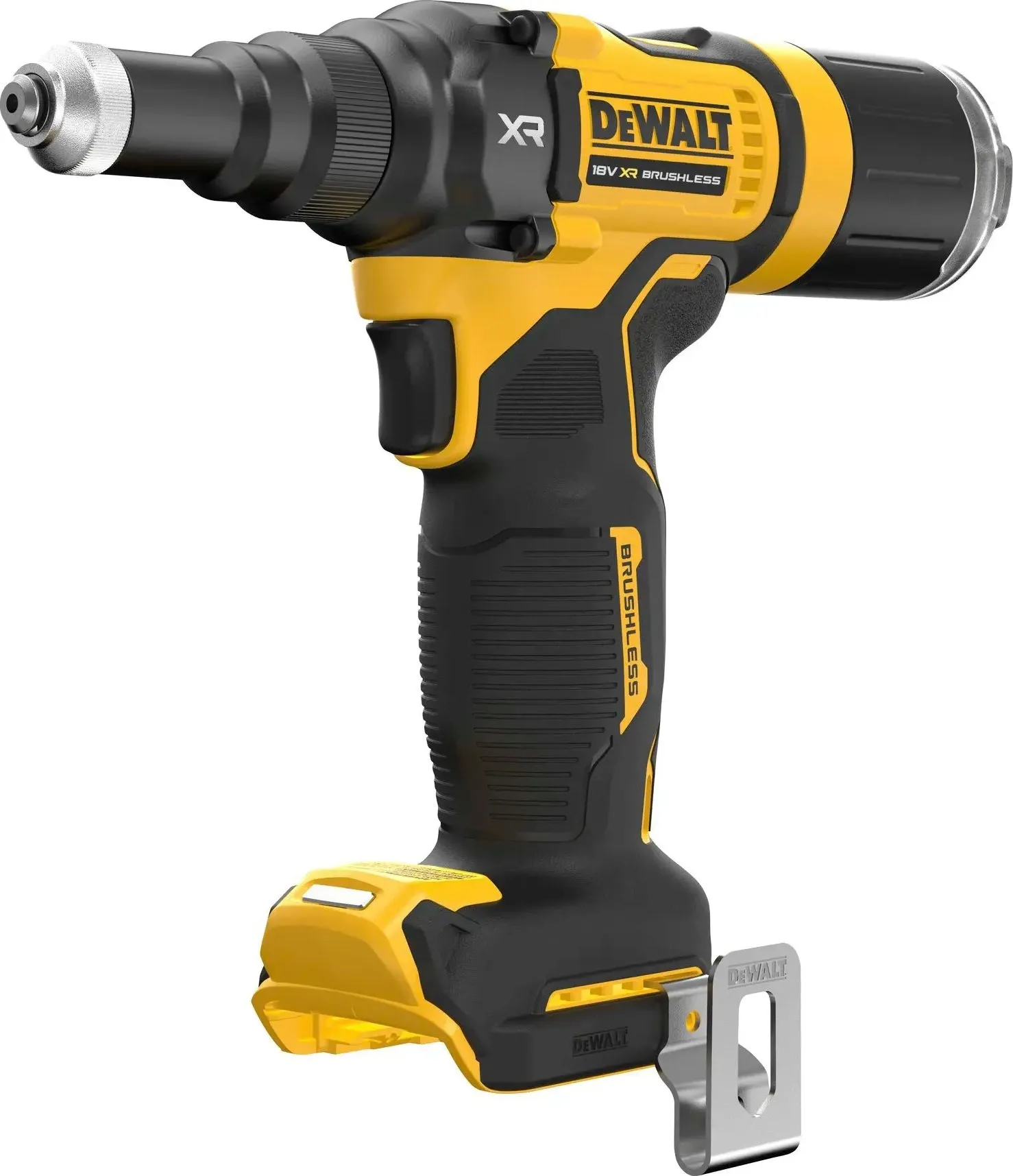 Заклепочник DeWALT, безщітковий, 18 В XR (без Акум та ЗП)(DCF403NT) (без АКБ та ЗП)