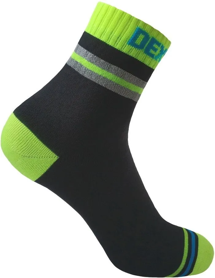 Шкарпетки Dexshell Cycling, р-р XL (47-49), з зеленою смугою (DS648HVYXL)