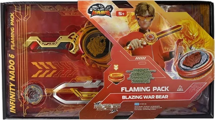 Дзиґа Infinity Nado VI Flaming Pack Палаючий Бойовий Ведмідь (Blazing War Bear) (EU654142)