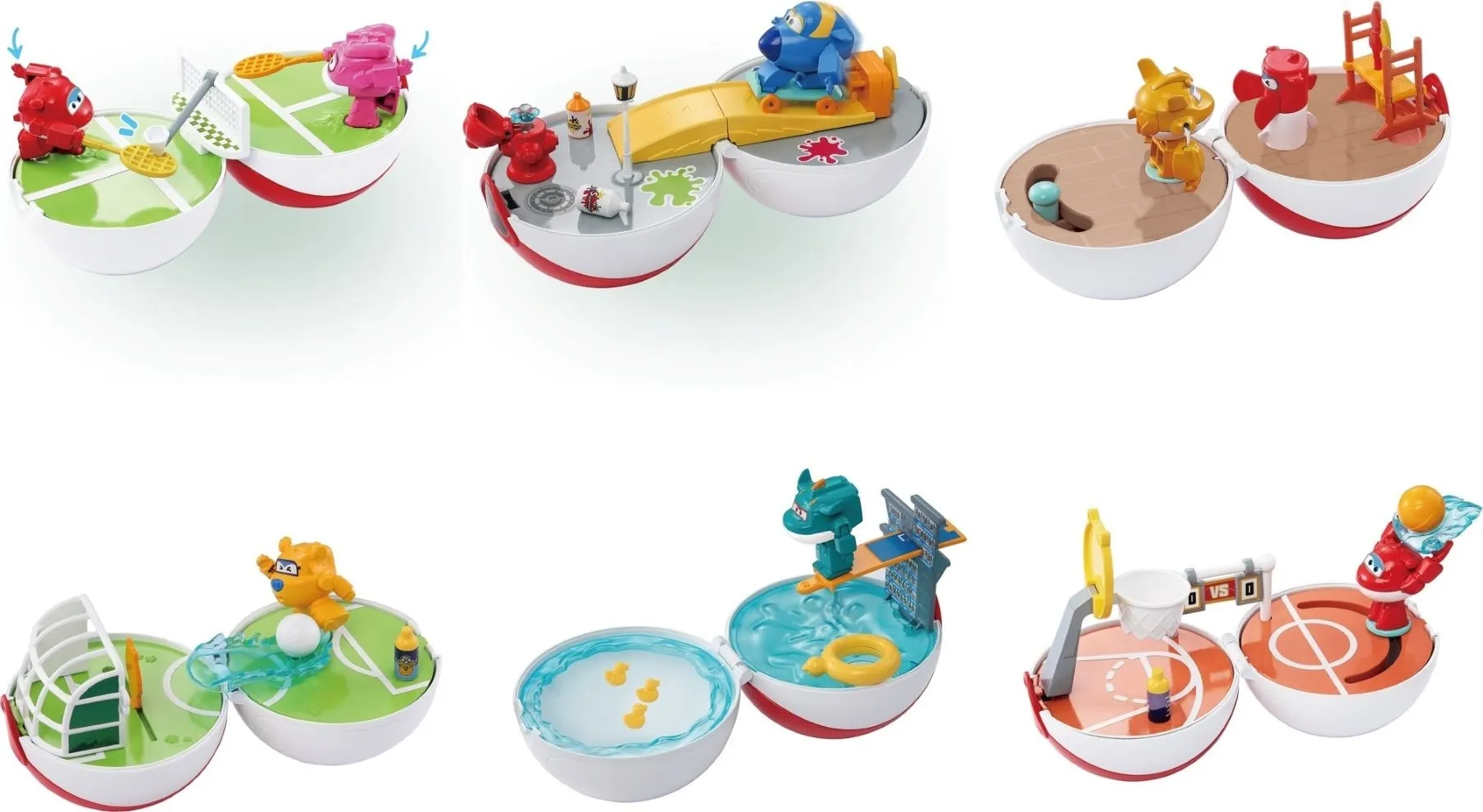 Ігровий набір Super Wings Mini Playset Всесвітні спортивні ігри в ас. (EU770668)