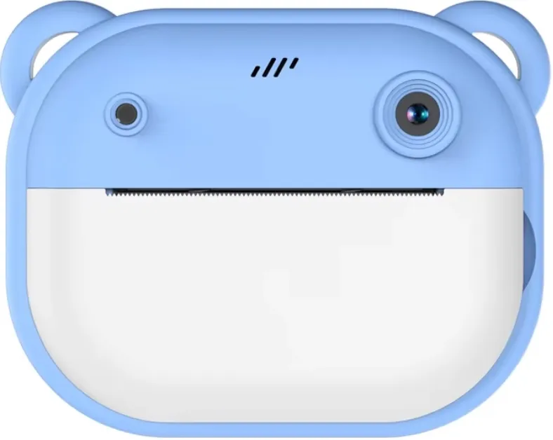 Дитячий фотоапарат-принтер Bambi Frog blue (blue)(6948679457692)