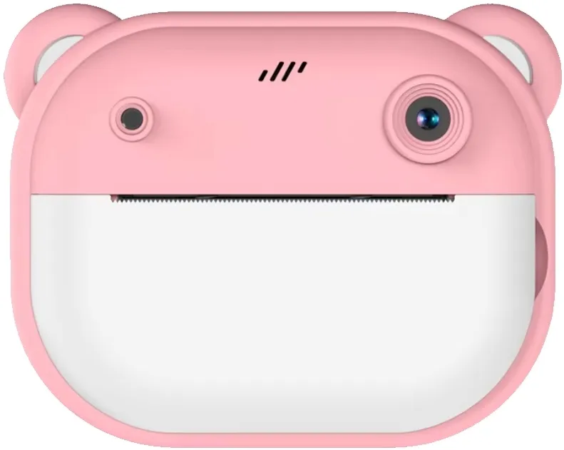 Дитячий фотоапарат-принтер Bambi Frog pink (pink)(6948679457685)