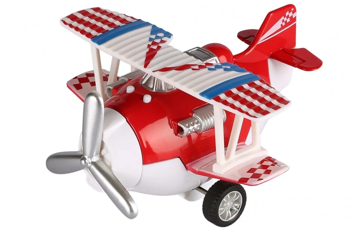 Літак металевий інерційний Same Toy Aircraft червоний (SY8013AUt-3)