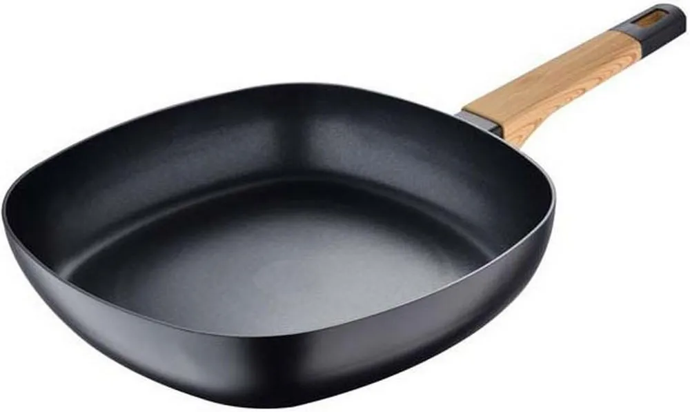 Сковорода гриль Bergner Earth black, 28 см (BG-34625-BK)