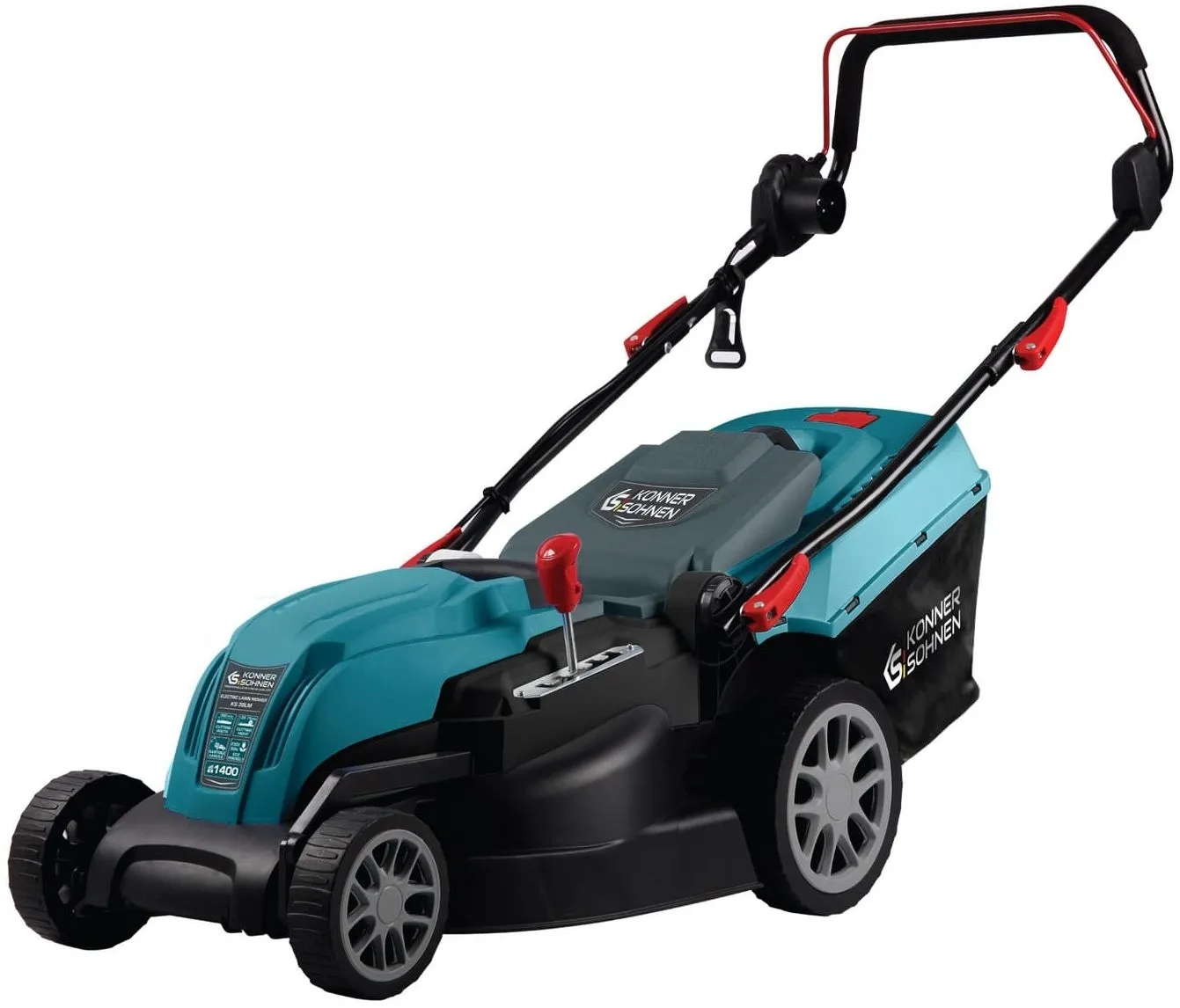 Газонокосарка електрична Könner & Söhnen KS 38LM 1400 Вт/38 см/травозбірник