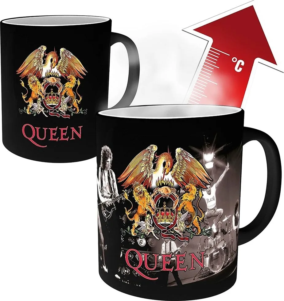 Чашка хамелеон GB Eye QUEEN Crest Герб групи 320 мл (MGH0068)