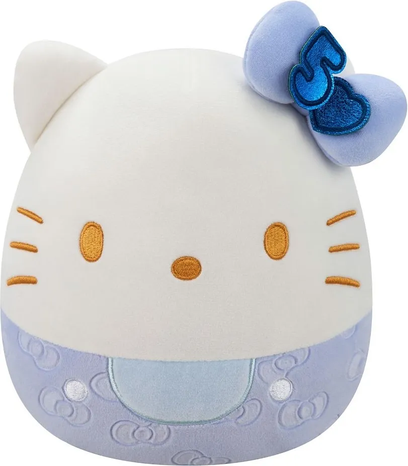 М'яка іграшка SQUISHMALLOWS – ХЕЛЛОУ КІТТІ В СИНЬОМУ (20 cm) (SQSN00500)