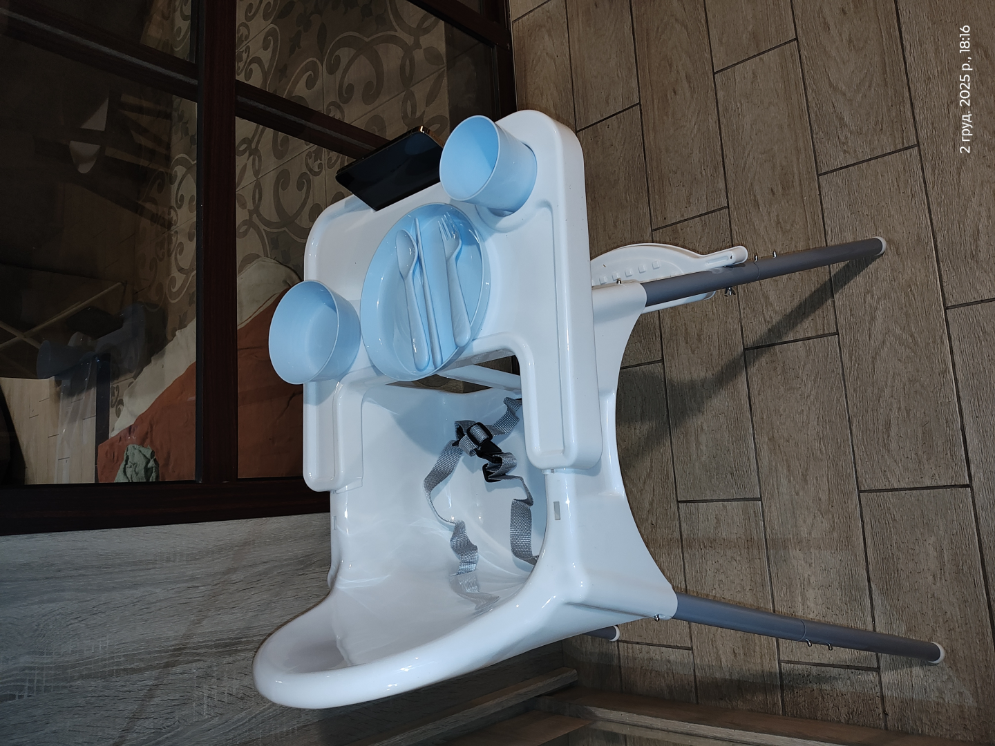 Стільчик для годування Xingtai Zuoxi Children's ZX-108 білий