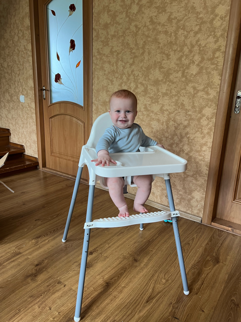 Стільчик для годування Xingtai Zuoxi Children's ZX-108 білий