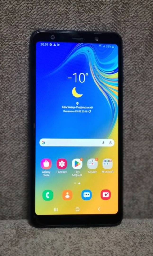 Samsung Galaxy A7 2018 Black (SM-A750FZKUSEK) купити в АЛЛО – ціна