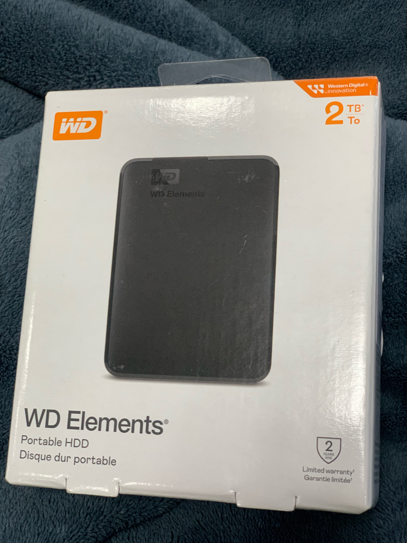 Зовнішній жорсткий диск Western Digital 2TB Elements Portable 2.5