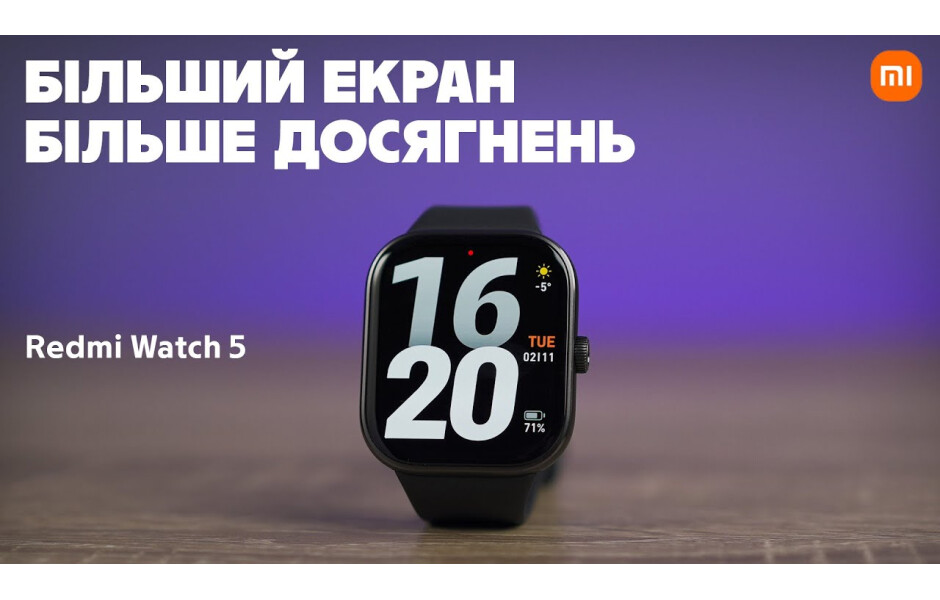 Відеоогляд Годинник Redmi Watch 5 Obsidian Black BHR9389GL