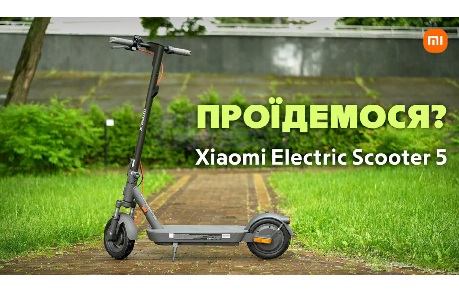 Відеоогляд Електросамокат Xiaomi Electric Scooter 5 BHR9618GL